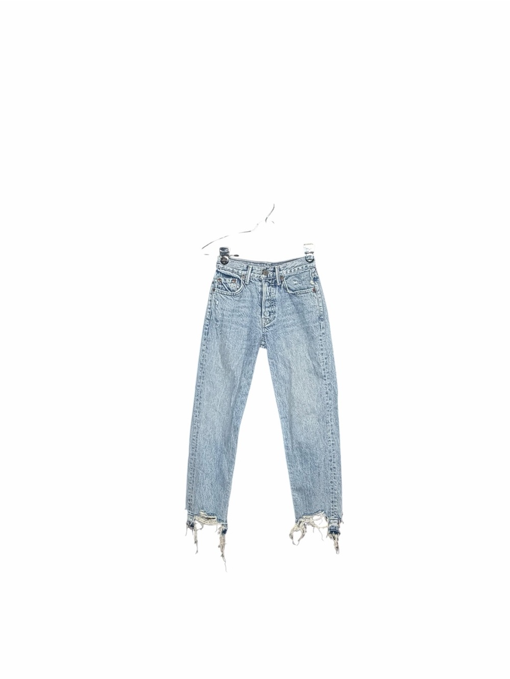 GRLFRND Helena Light Blue Distressed Jeans